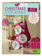 I Love Cross Stitch  Christmas Stockings Big & Small