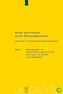 Recht und Frieden in der Philosophie Kants