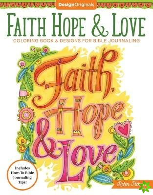 Faith, Hope & Love Coloring Book