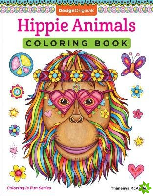 Hippie Animals Coloring Book