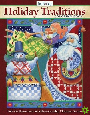 Jim Shore Holiday Traditions Coloring Book