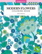 Modern Flowers Coloring Book