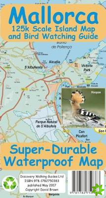 Mallorca Super Durable Map and Bird Watching Guide