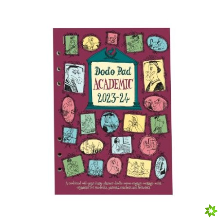 Dodo Pad Academic 2023-2024 Filofax-compatible A5 Organiser Diary Refill, Mid Year / Academic Year, Week to View