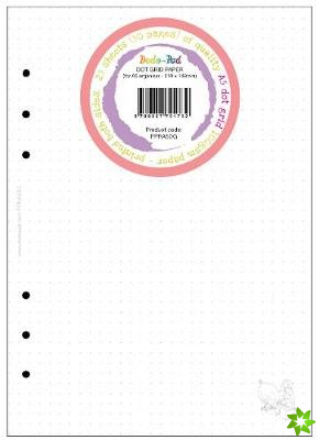 Dodo A5 Dot Grid Paper - 25 Sheets/50 pages - high quality 100gsm organiser paper