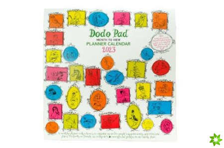 Dodo Pad Family Planner Calendar 2023 - Month to View with 5 Daily Columns