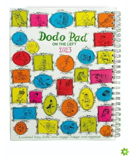 Dodo Pad ON THE LEFT Desk Diary 2023 - Week to View, Calendar Year Diary