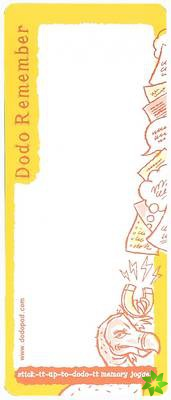 Dodo Remember Magnetic Notes and Lists Pad