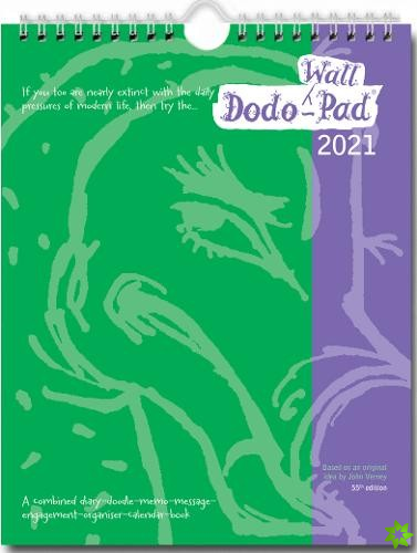 Dodo Wall Pad 2021 - Calendar Year Wall Hanging Week to View Calendar Organiser