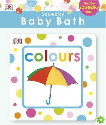 Squeaky Baby Bath Book Colours
