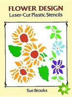 Flower Designs Laser-Cut Plastic Stencils