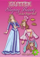 Glitter Sleeping Beauty Sticker Paper Doll
