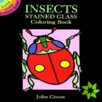 Insects Stained Glass Colouring Book