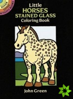 Little Horses Stained Glass Colouring Book