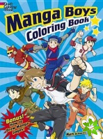 Manga Boys Coloring Book