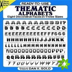 Ready-to-Use Thematic Alphabets