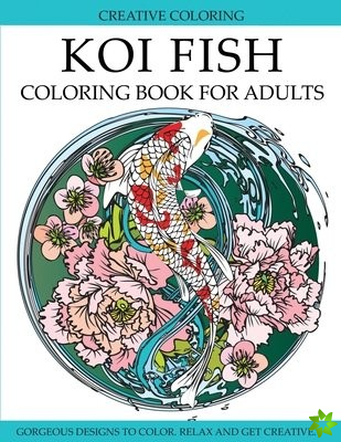 Koi Fish Coloring Book for Adults