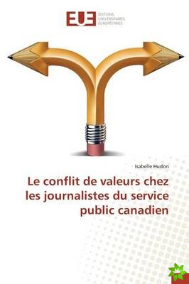 Conflit de Valeurs Chez Les Journalistes Du Service Public Canadien