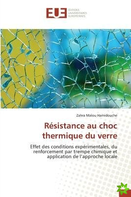 Resistance Au Choc Thermique Du Verre