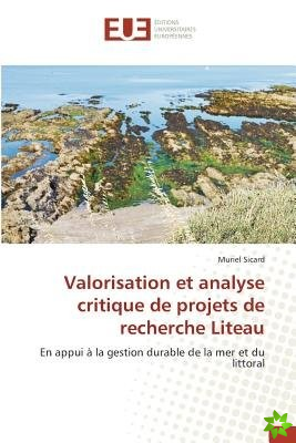 Valorisation Et Analyse Critique de Projets de Recherche Liteau