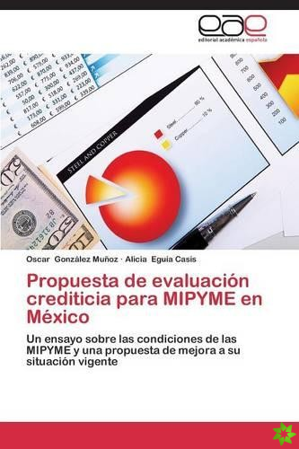 Propuesta de Evaluacion Crediticia Para Mipyme En Mexico