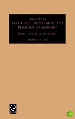 Advances in Collection development and resource management