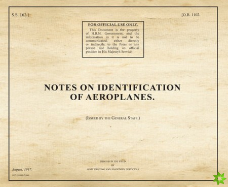 Notes on Identification of Aeroplanes