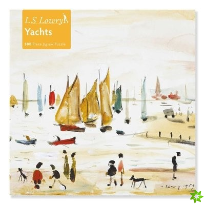 Adult Jigsaw Puzzle L.S. Lowry: Yachts (500 pieces)