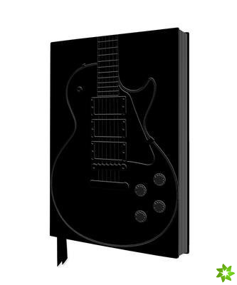 Black Gibson Guitar Artisan Art Notebook (Flame Tree Journals)