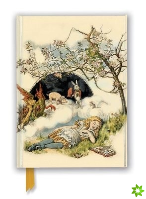 British Library: Alice Asleep, from Alices Adventures in Wonderland (Foiled Journal)