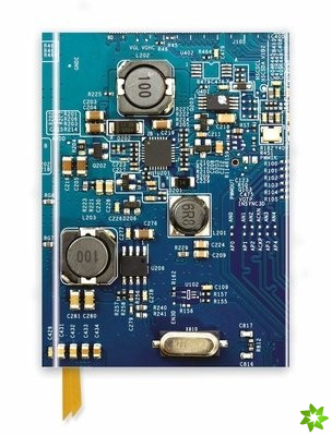 Circuit Board Blue (Foiled Journal)