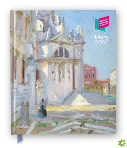 National Galleries Scotland 2025 Desk Diary Planner - Week to View, Illustrated throughout