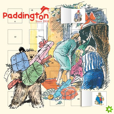 Paddington: Traditional Illustrations by Peggy Fortnum Advent Calendar (with stickers)
