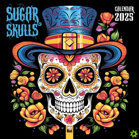Sugar Skulls Wall Calendar 2025 (Art Calendar)