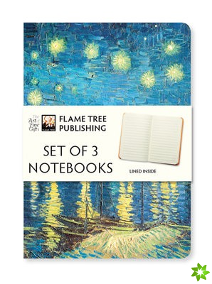 Vincent van Gogh Set of 3 Mini Notebooks