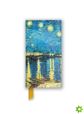 Vincent van Gogh: Starry Night over the Rhone (Foiled Slimline Journal)