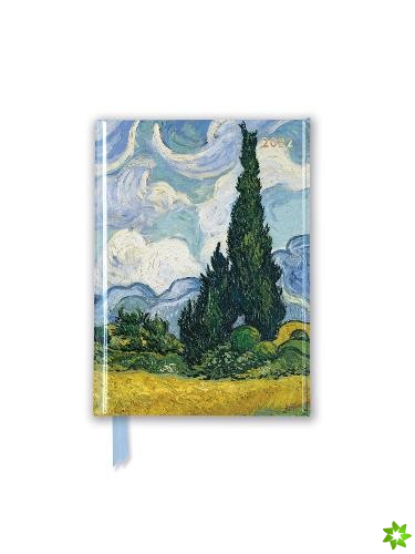 Vincent van Gogh - Wheatfield with Cypresses Pocket Diary 2022