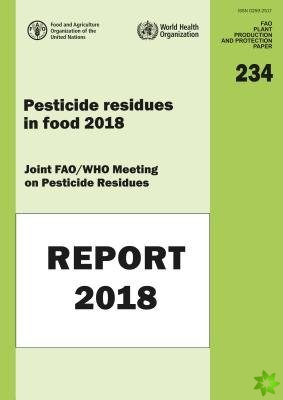 Pesticide residues in food 2018