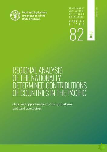 Regional analysis of the nationally determined contributions in the Pacific