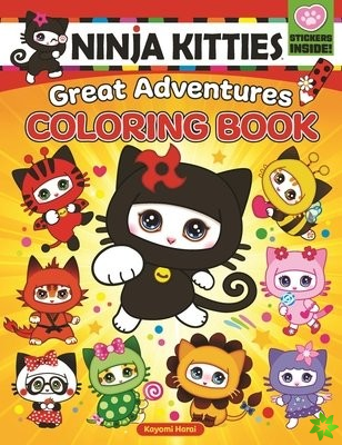 Ninja Kitties Great Adventures Coloring Book