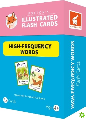 Illustrated High-Frequency Words Flash Cards for Reception, Year 1 and Year 2 - Perfect for Home Learning - with 100 Colourful Illustrations