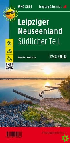 Leipziger Neuseenland - southern part, hiking, cycling and leisure map 1:50,000, freytag & berndt, WKD 5661