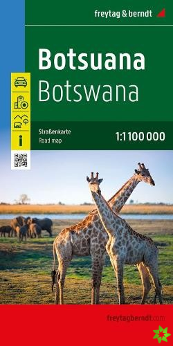 Botswana, road map 1:1,100,000