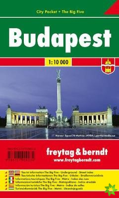 Budapest City Pocket + the Big Five Waterproof 1:10 000