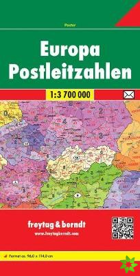 Europe Post Codes Road Map 1:3 700 000