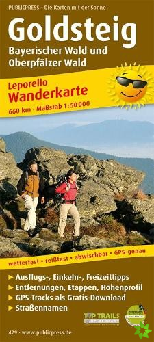 Goldsteig, hiking map 1:50,000