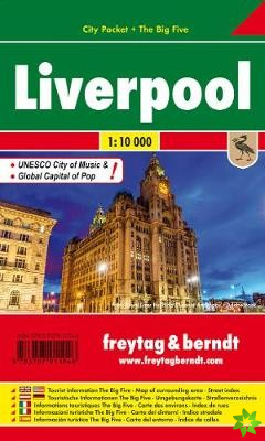 Liverpool City Pocket + the Big Five Waterproof 1:10 000