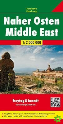 Middle East (Irq, Ir, Il, Hkj, Kwt, Rl, Sy, Tr) Road Map 1:2 000 000