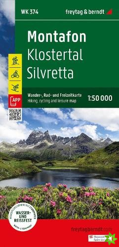 Montafon - Klostertal - Silvretta Hiking, Cycling & Leisure Map