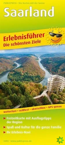 Saarland, adventure guide and map 1:120,000